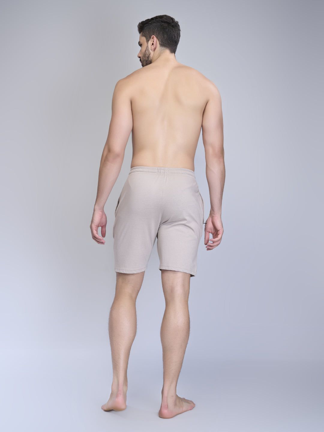 Men Combed Cotton Rich Expert Shorts Beige Es6 image 3