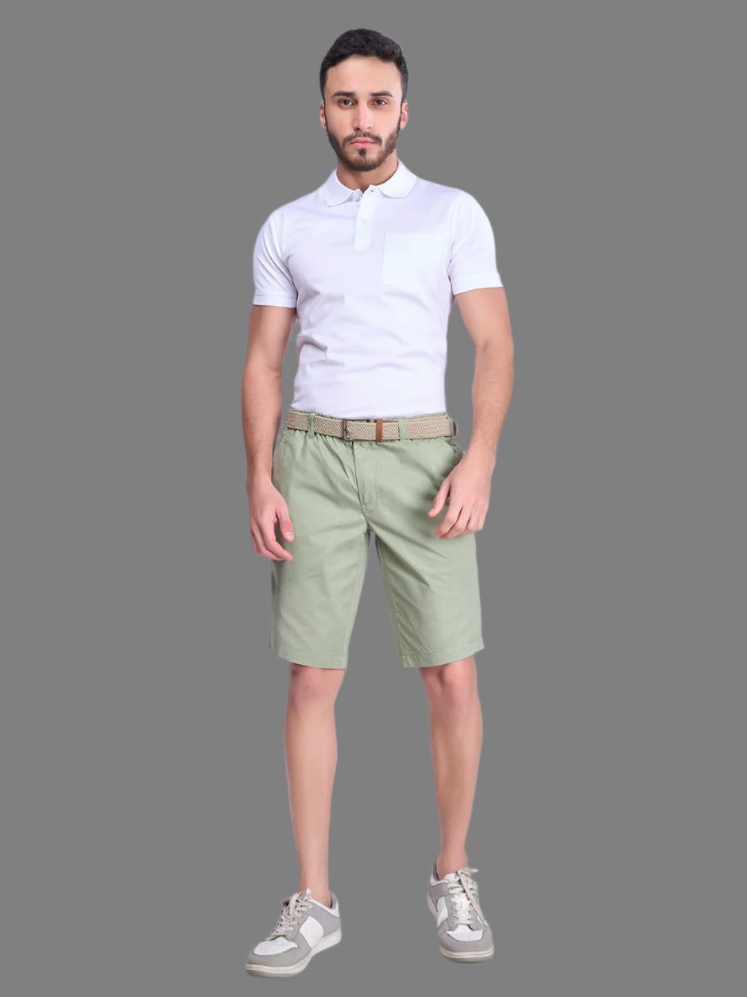 Men 100% Combed Cotton Golf Boxer Shorts Green Gs4 image 2