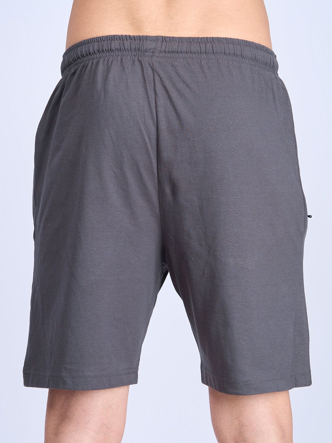 Men Combed Cotton Rich Agile Shorts Dark Grey Ags2 image 3