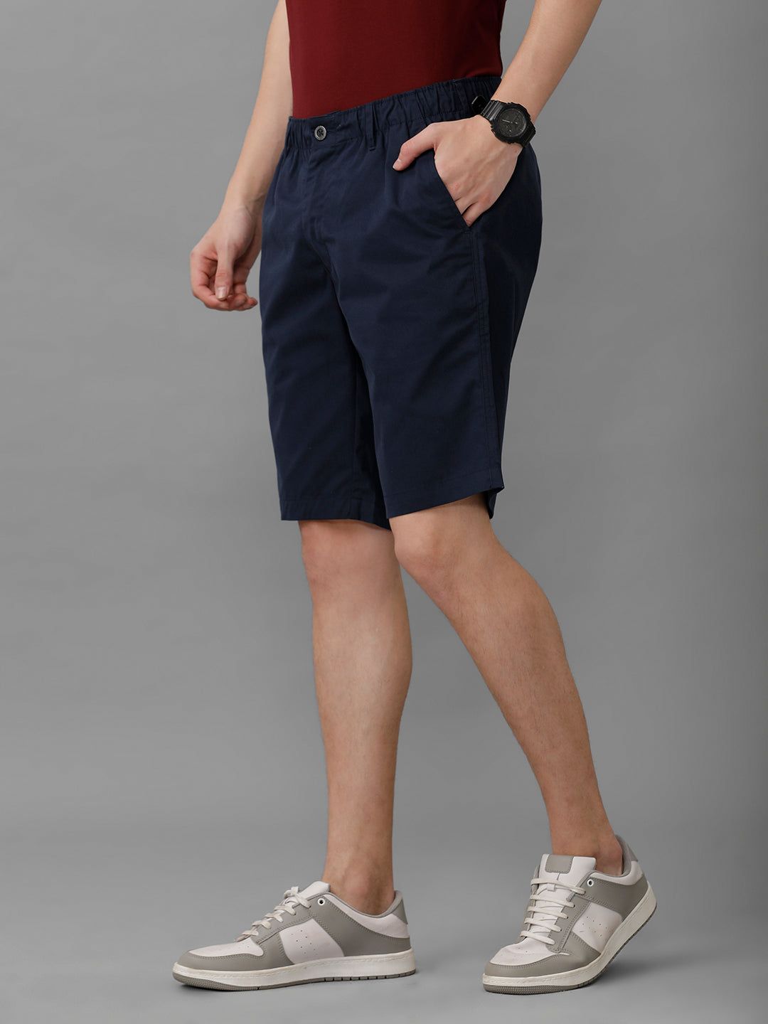 Men 100% Combed Cotton Golf Boxer Shorts Navy Gs1 image 2
