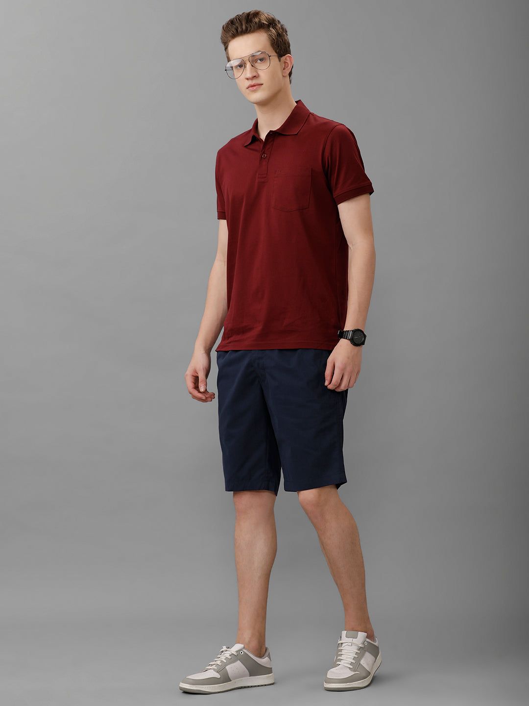 Men 100% Combed Cotton Golf Boxer Shorts Navy Gs1 image 5