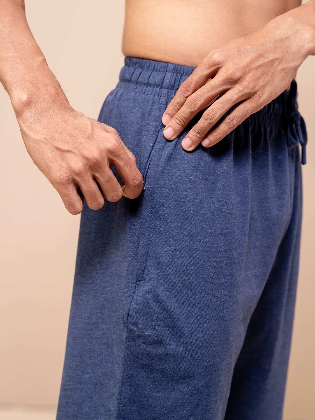 Men Combed Cotton Rich Expert Shorts Denim Blue Es10 image 3