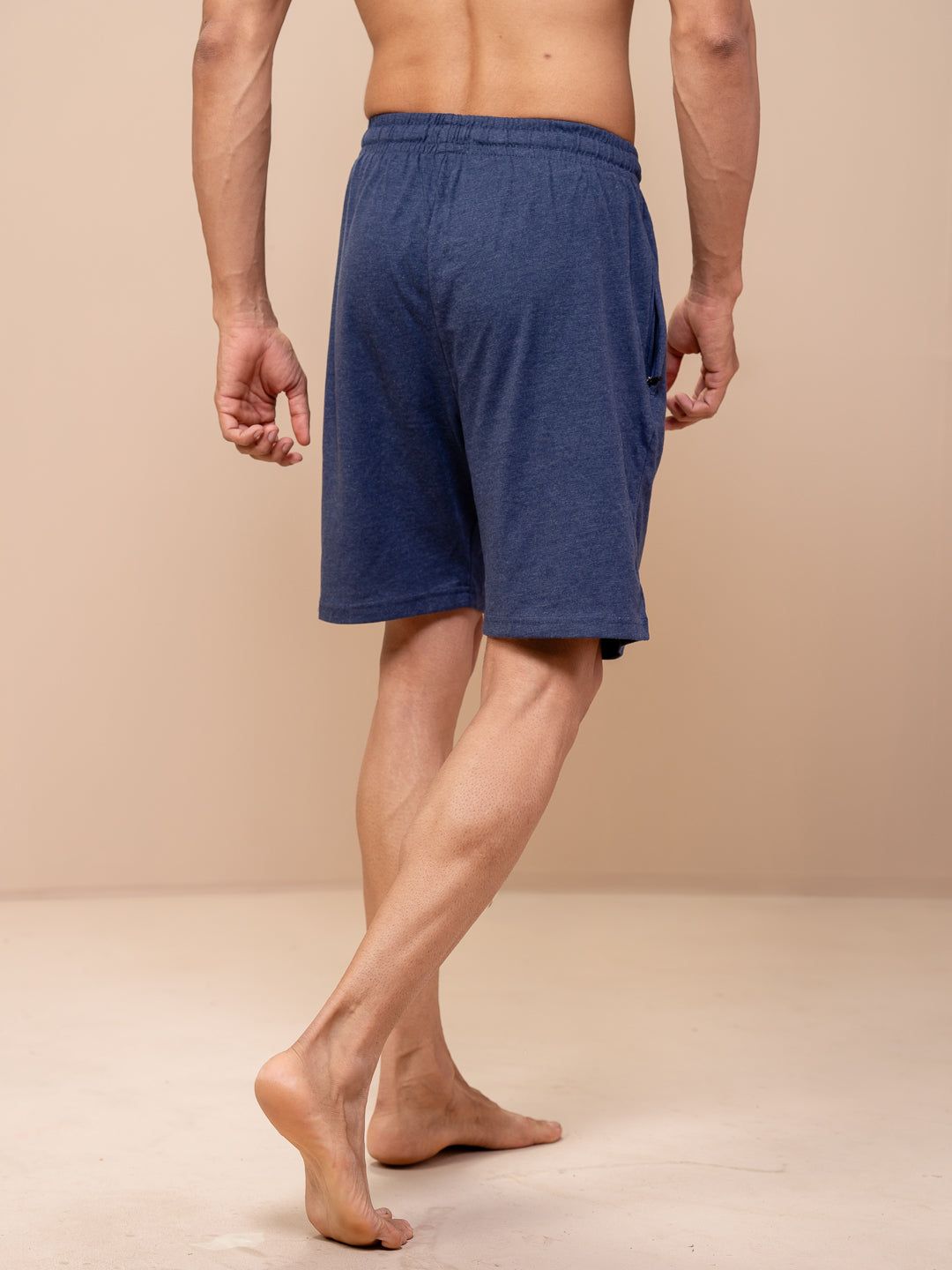 Men Combed Cotton Rich Expert Shorts Denim Blue Es10 image 5
