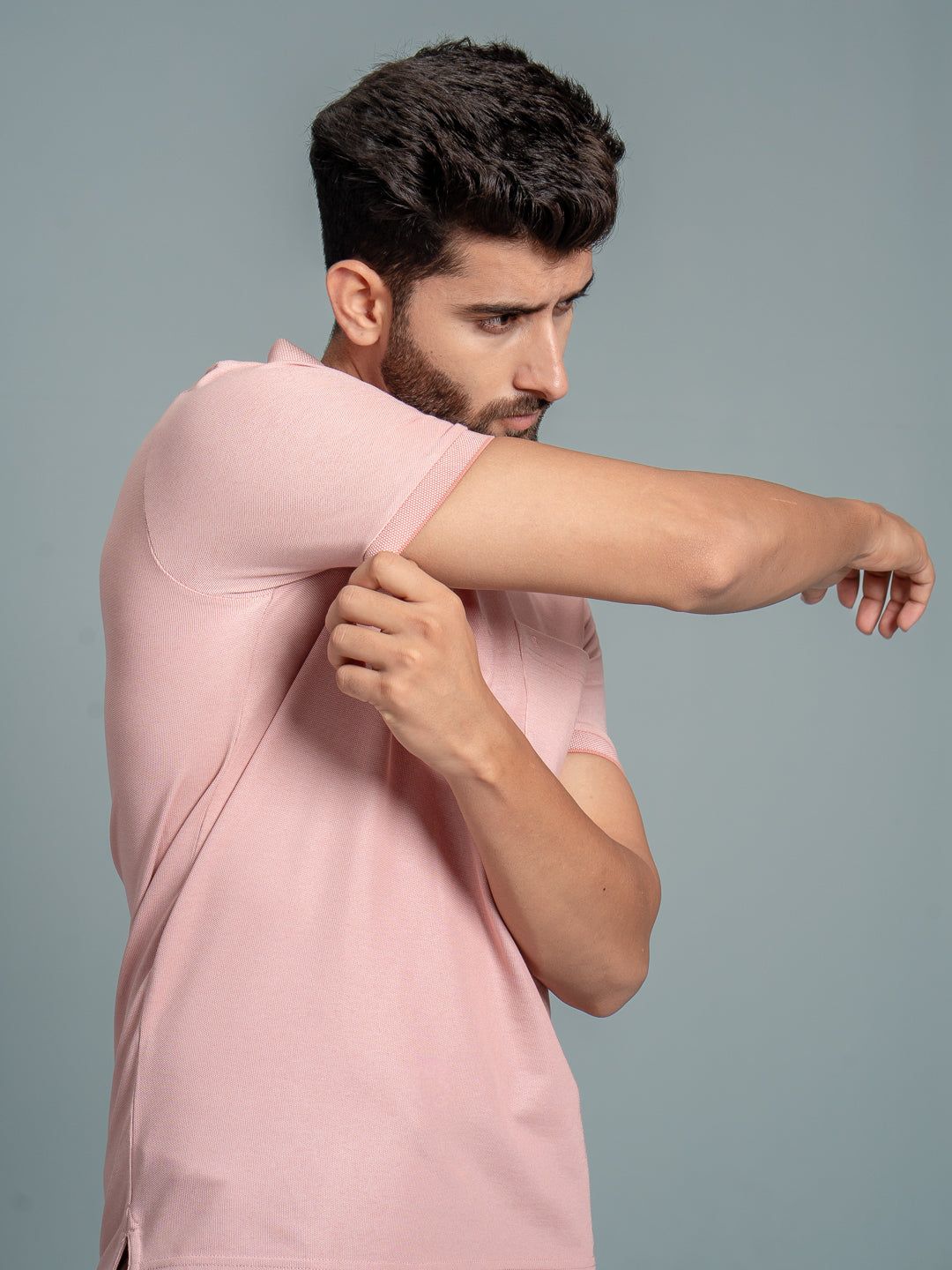 Men's Cotton Rich Pique Polo Soft Breeze image 3