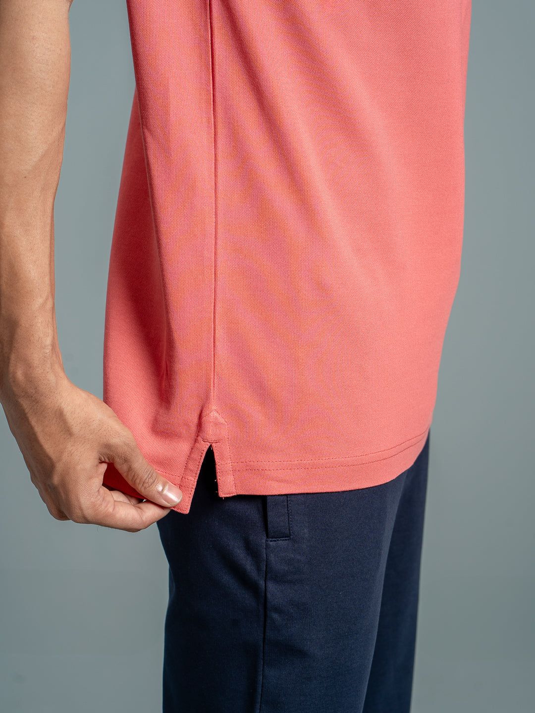 Men's Cotton Rich Pique Polo Red image 4