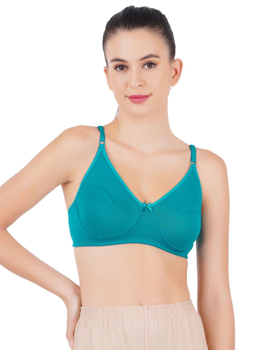 Women Cotton Double Layer Soft Adjustable Regular Brazier Kb01 Pack Of 2 image 6
