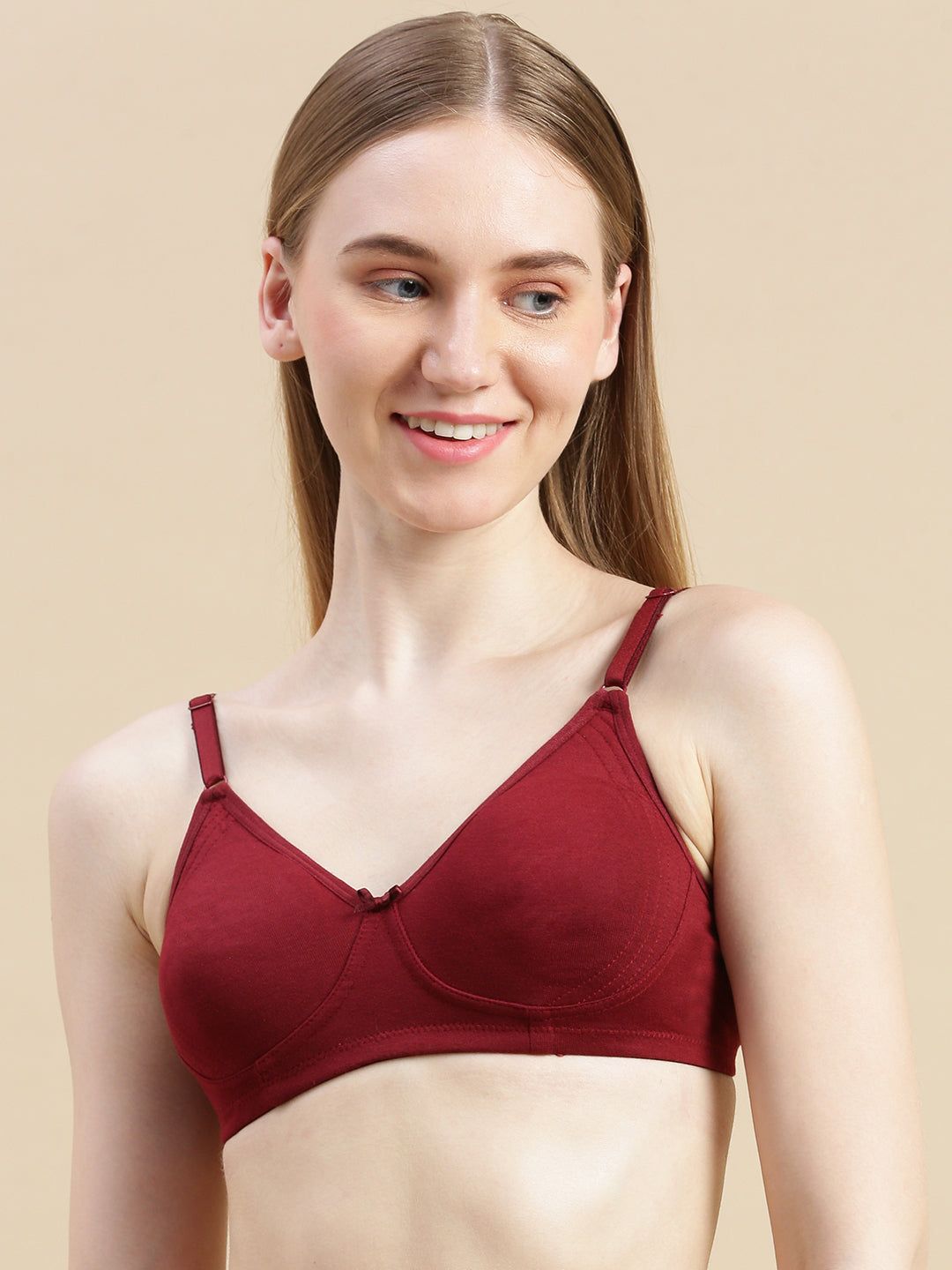 Women Coverage Cup Colour Brazier Plus Size Kb09 (2PCS Pack) image 2