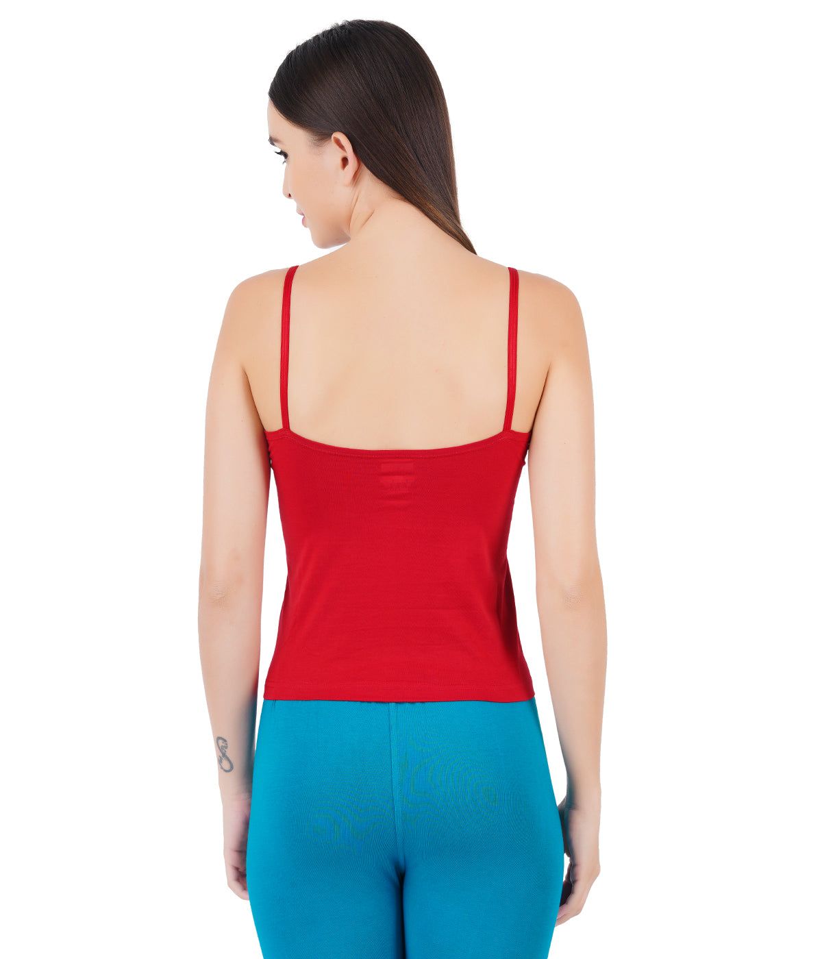 Women Adjustable Straps Assorted Colour Camisole Petals (PACK Of 2) image 2