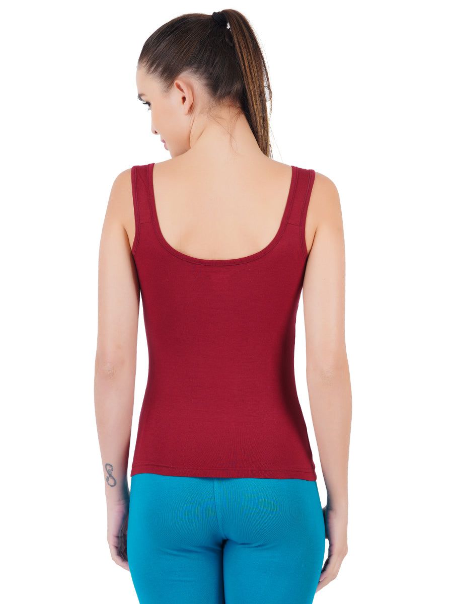 Women 100% Combed Cotton Assorted Colour Camisole Gracey (PACK Of 2) image 2