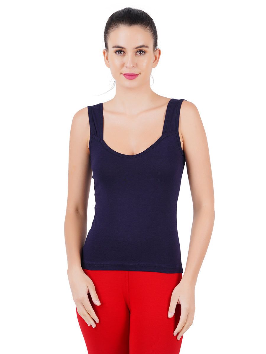 Women 100% Combed Cotton Assorted Colour Camisole Gracey (PACK Of 2) image 6