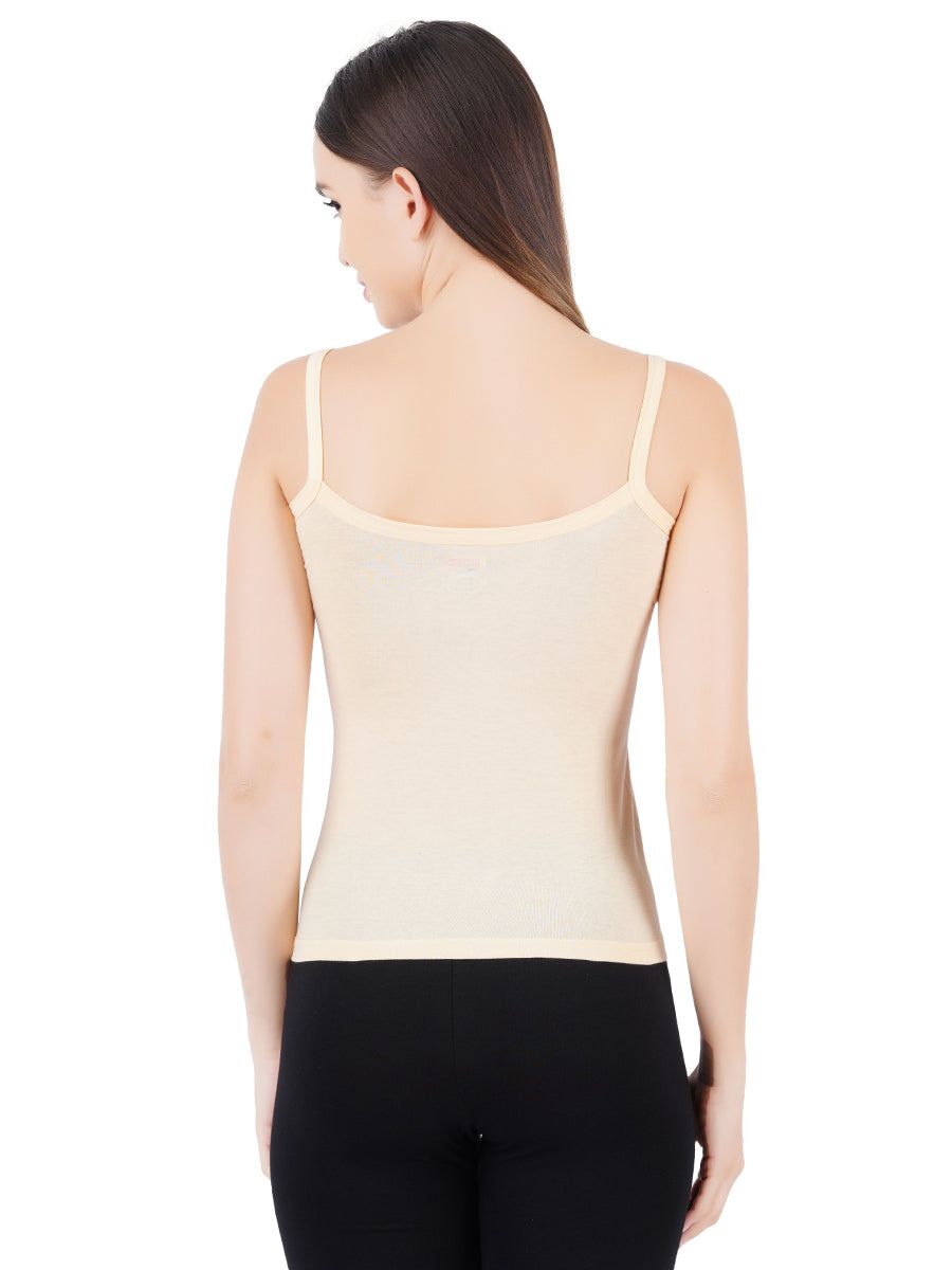 Women 100% Combed Cotton Skin Camisole Cheers (PACK Of 2) image 2