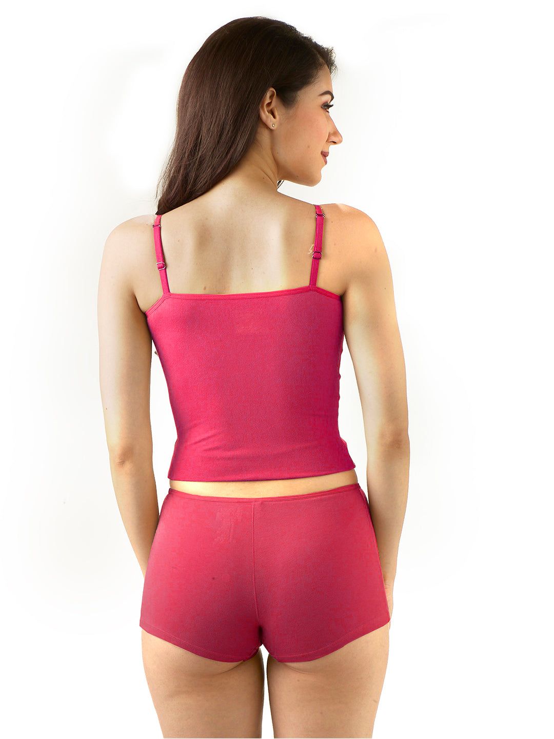 Women Cotton Spandex Leg Shorts (PACK Of 2) - Assorted Colors image 4