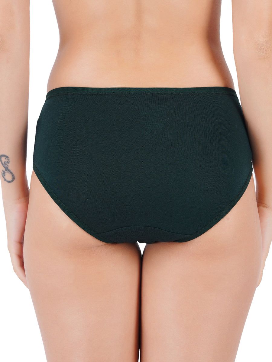 Women 100% Combed Cotton Assorted Plain Panties For U (3 Pcs Pack) image 6