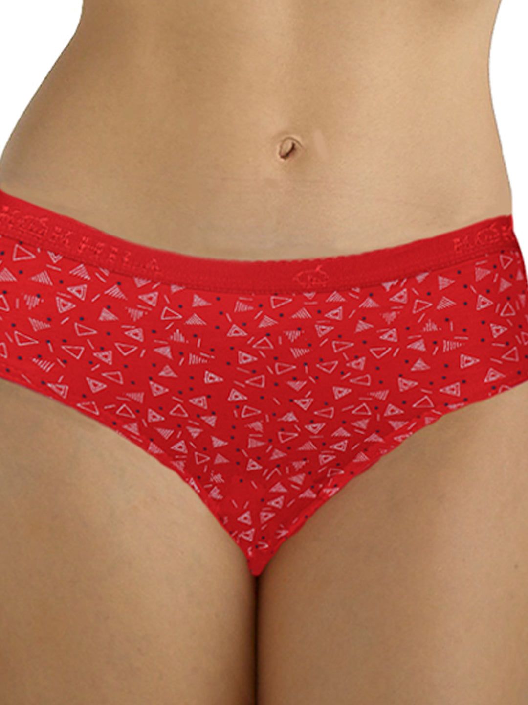 Women 100% Combed Cotton Assorted Printed Panties Pretty (3 Pcs Pack) image 3