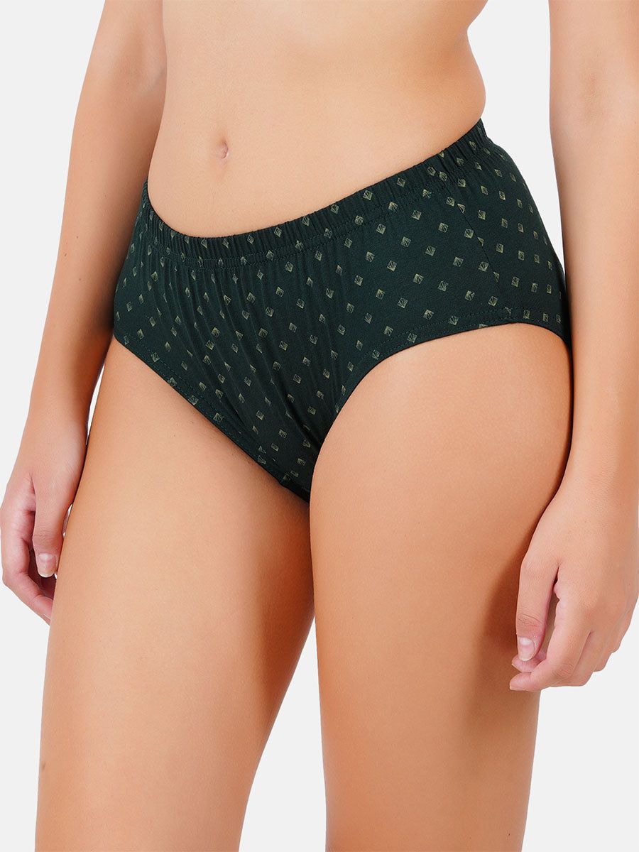 Women 100% Combed Cotton Assorted Printed Panties Elina (3 Pcs Pack) image 6