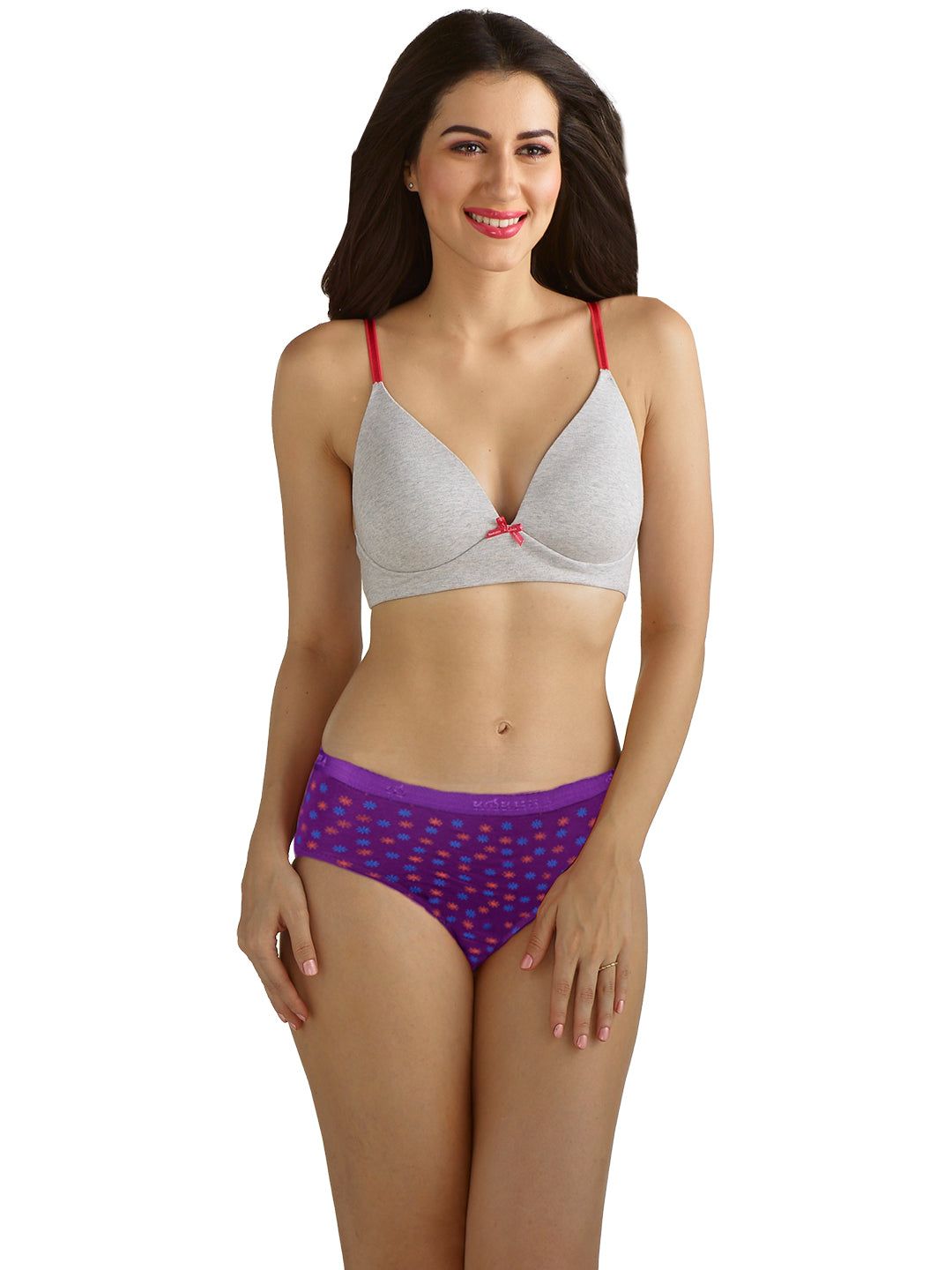 Women 100% Combed Cotton Assorted Printed Panties Zara (PACK Of 4) image 3