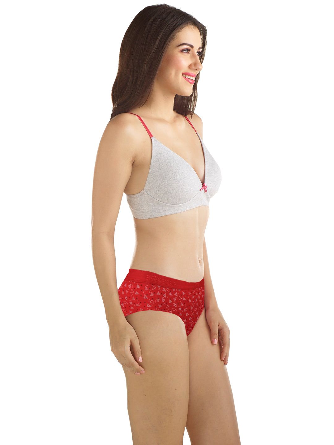 Women 100% Combed Cotton Assorted Printed Panties Zara (PACK Of 4) image 4