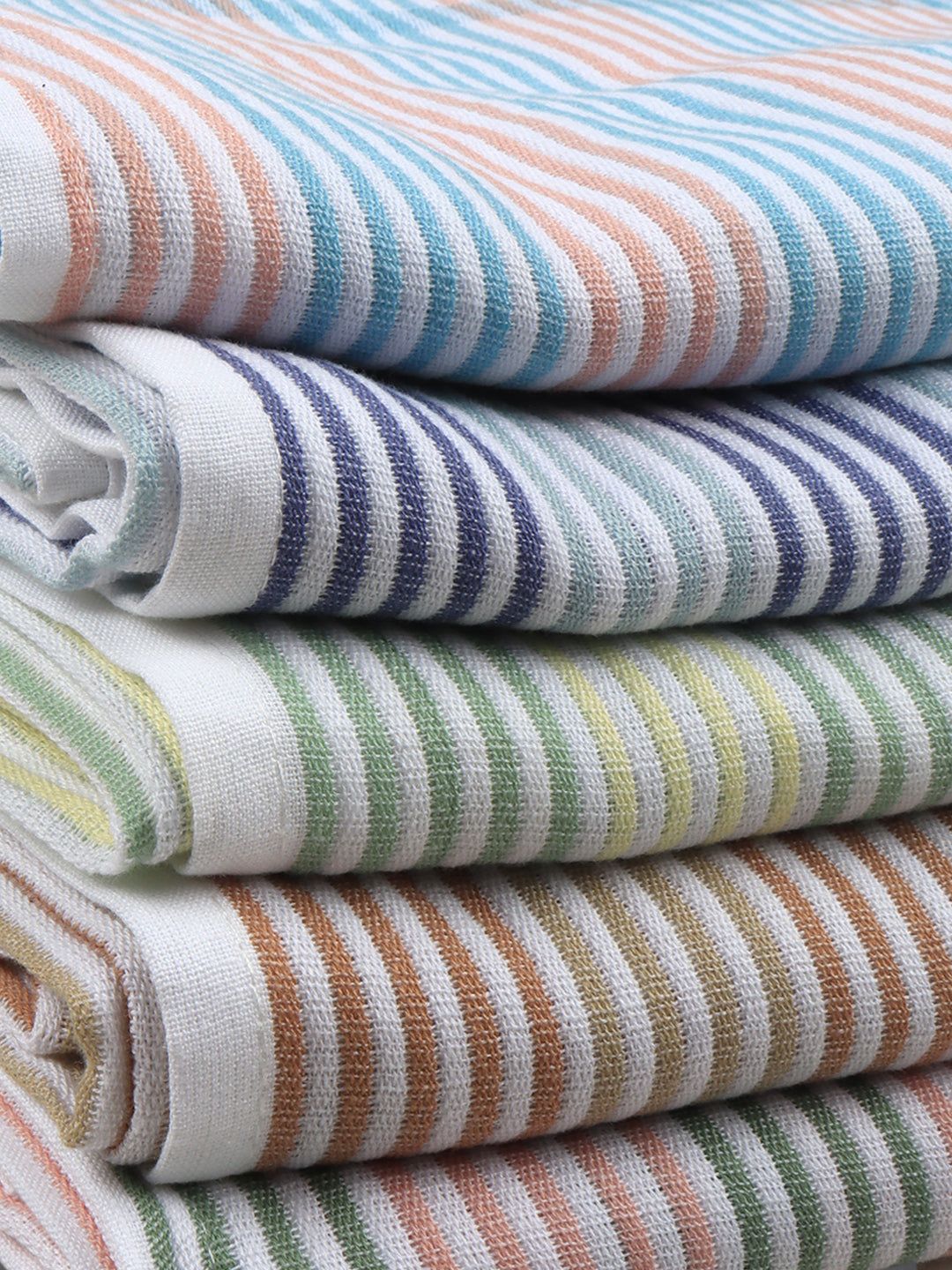 100% Cotton Stripes Designed Signature Bath Towel Pack Of 2 1150 image 2