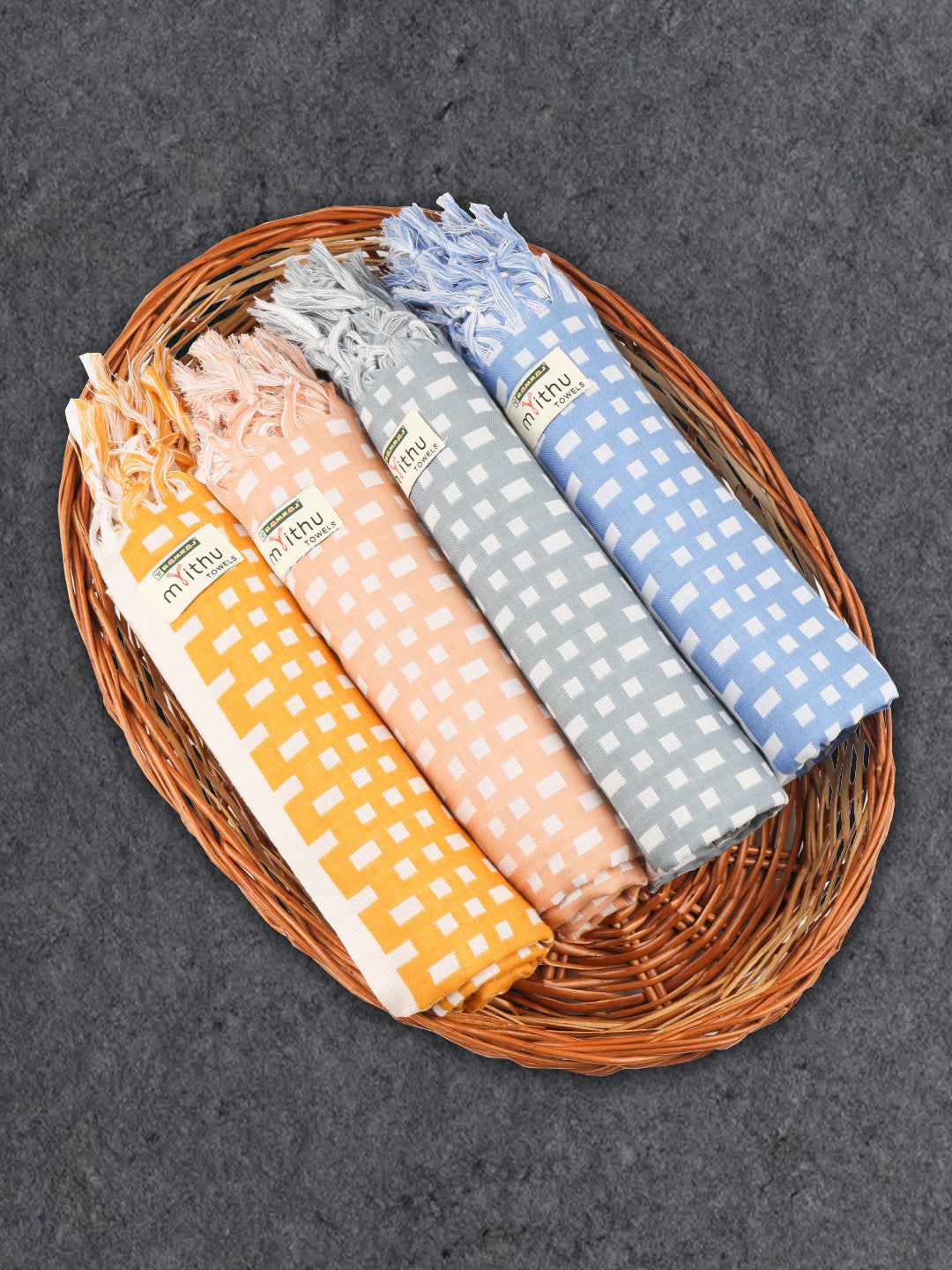 100% Cotton Bath Towel With Assorted Colour Twin Plus 896G image 2