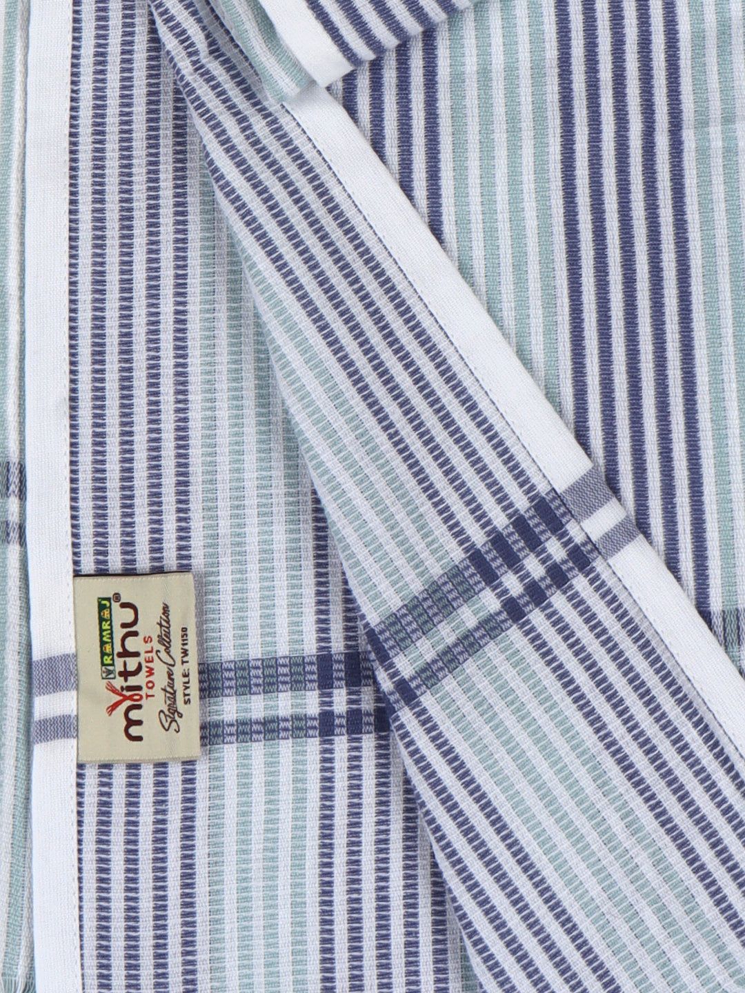 100% Cotton Stripes Designed Signature Bath Towel Pack Of 2 1150 image 4