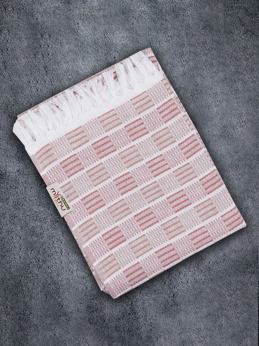 100% Cotton Checked Bath Towel Signature Pack Of 2 1108 image 4