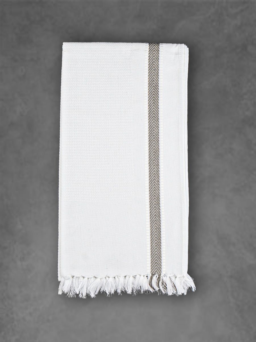 100% Cotton Self Designed Bath Towel Signature 1047 Pack Of 2 image 4