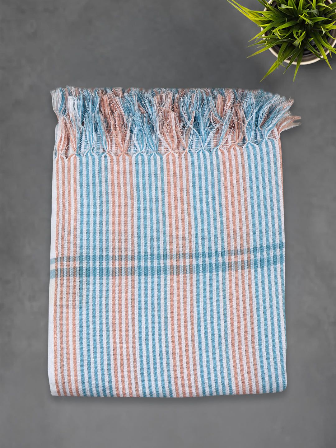 100% Cotton Stripes Designed Signature Bath Towel Pack Of 2 1150 image 5