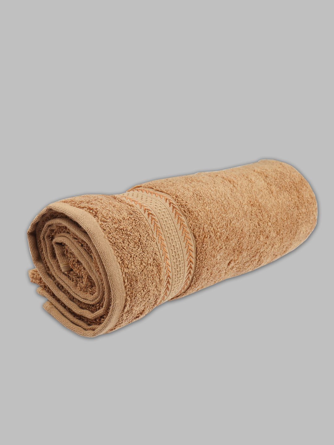 Bamboo Cotton Terry Bath Towel Brown Bc8 image 6