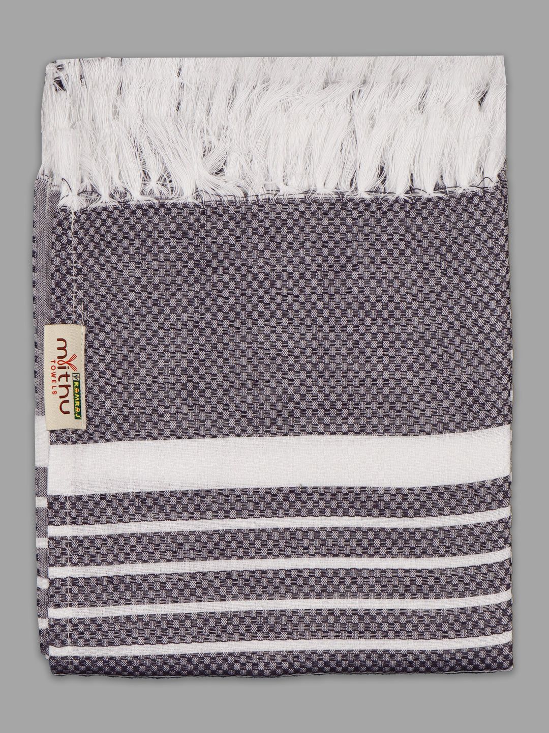 100% Cotton Self Designed Bath Towel Signature Pack Of 2 1123 image 6