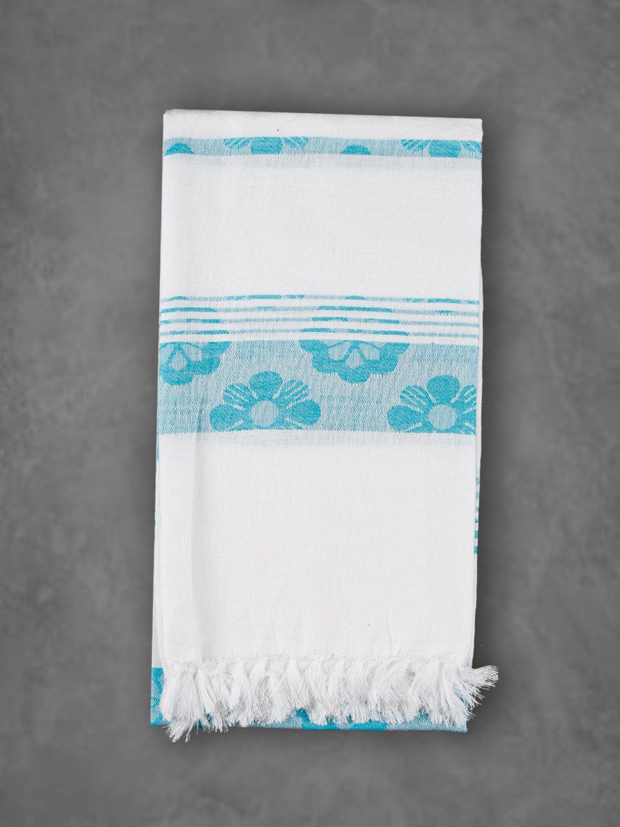 100% Cotton Self Designed Bath Towel Signature Pack Of 2 1058 image 6