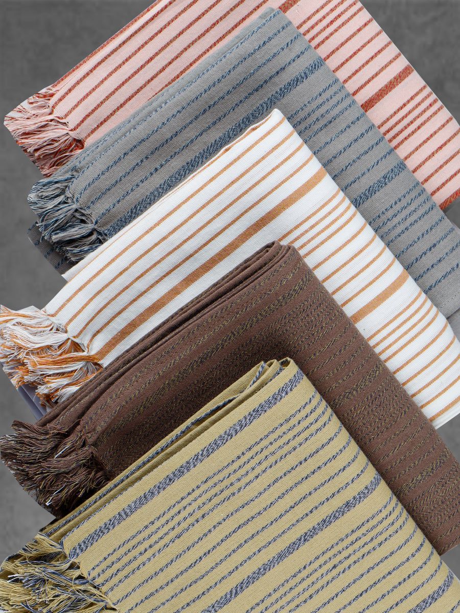 100% Comfort Cotton Stripe Bath Towel 1057 (PACK Of 3) image 6