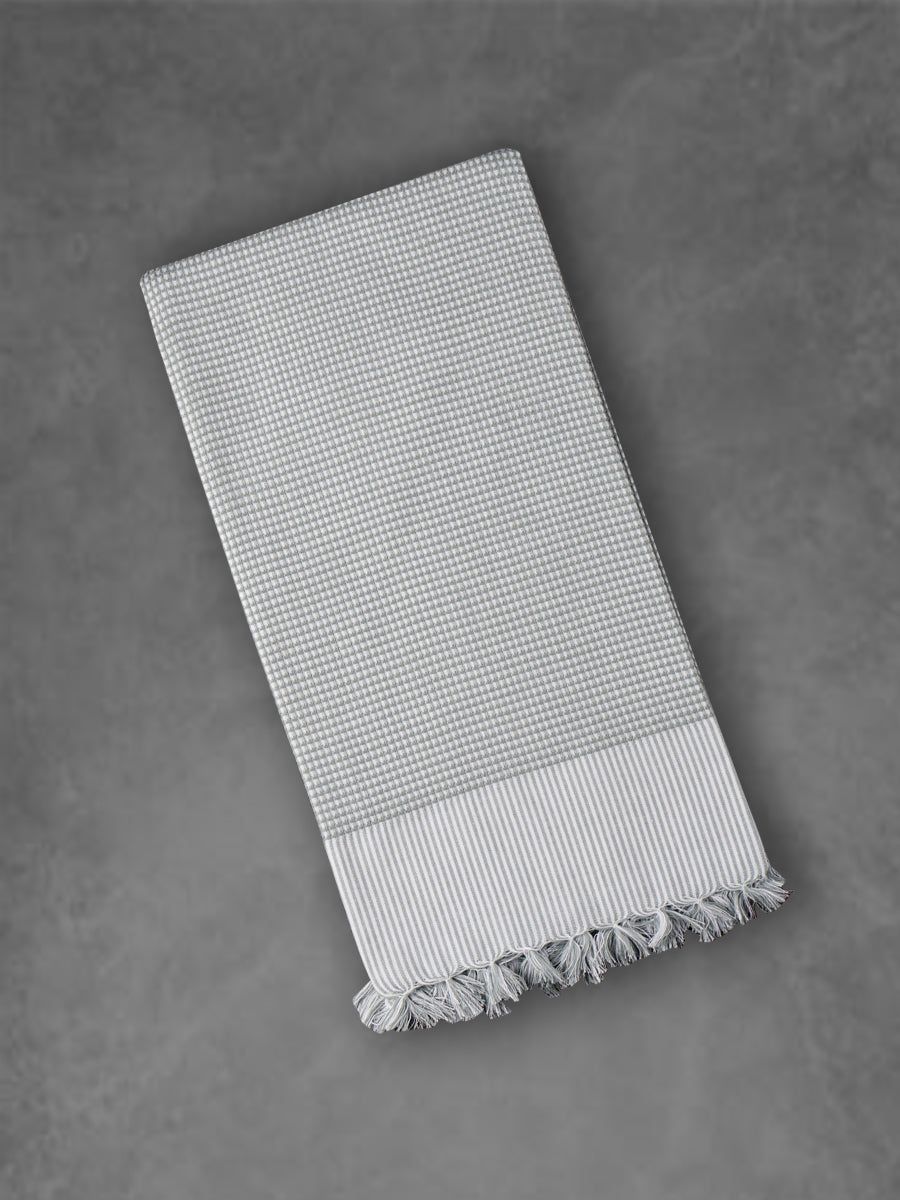 100% Cotton Checked Bath Towel Signature 1054 Pack Of 2 image 6