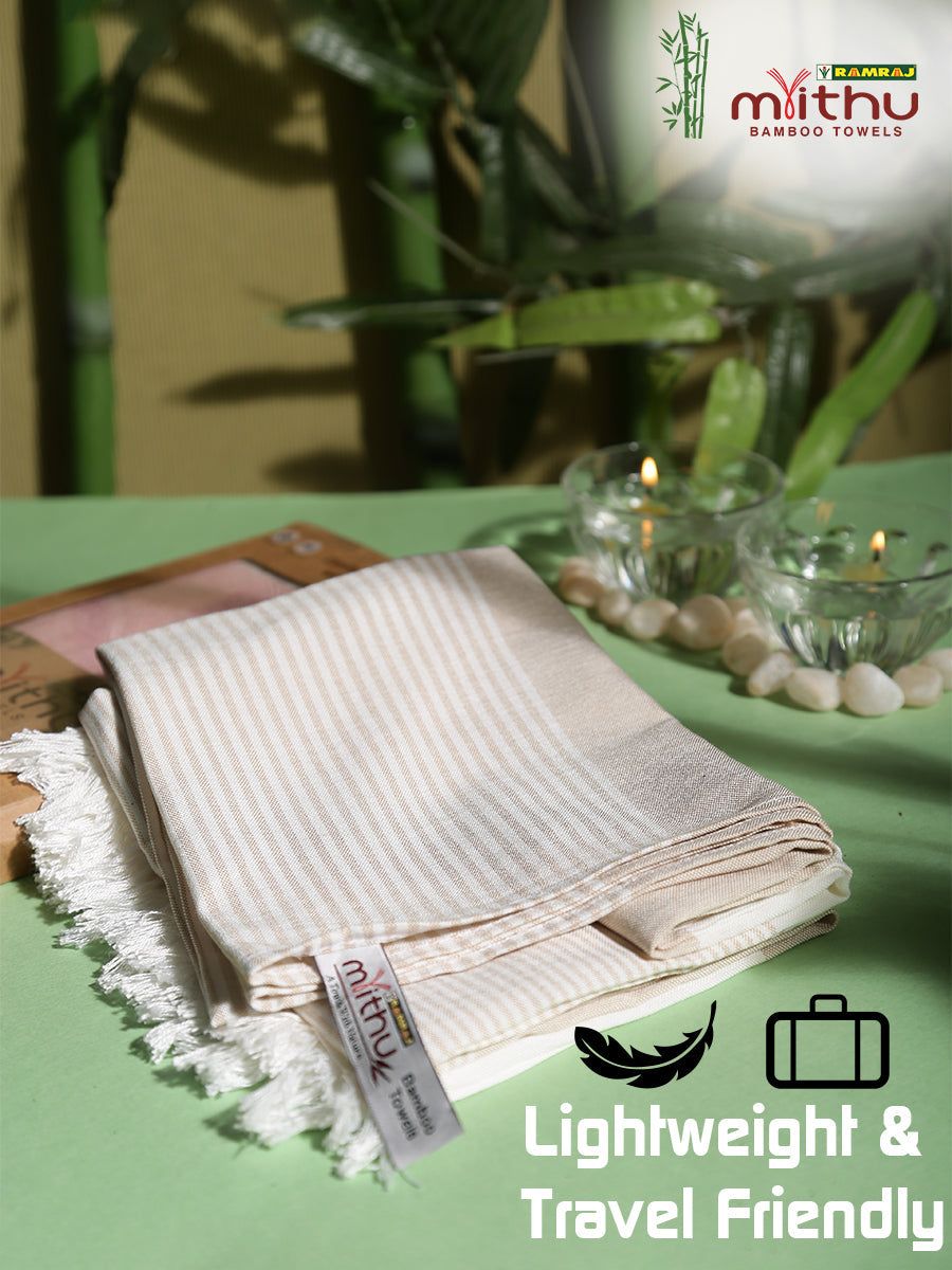 Ultra Soft & Quick Absorbent Bamboo Assorted Colours Bath Towel (SIZE 0.90MX1.80M) image 6