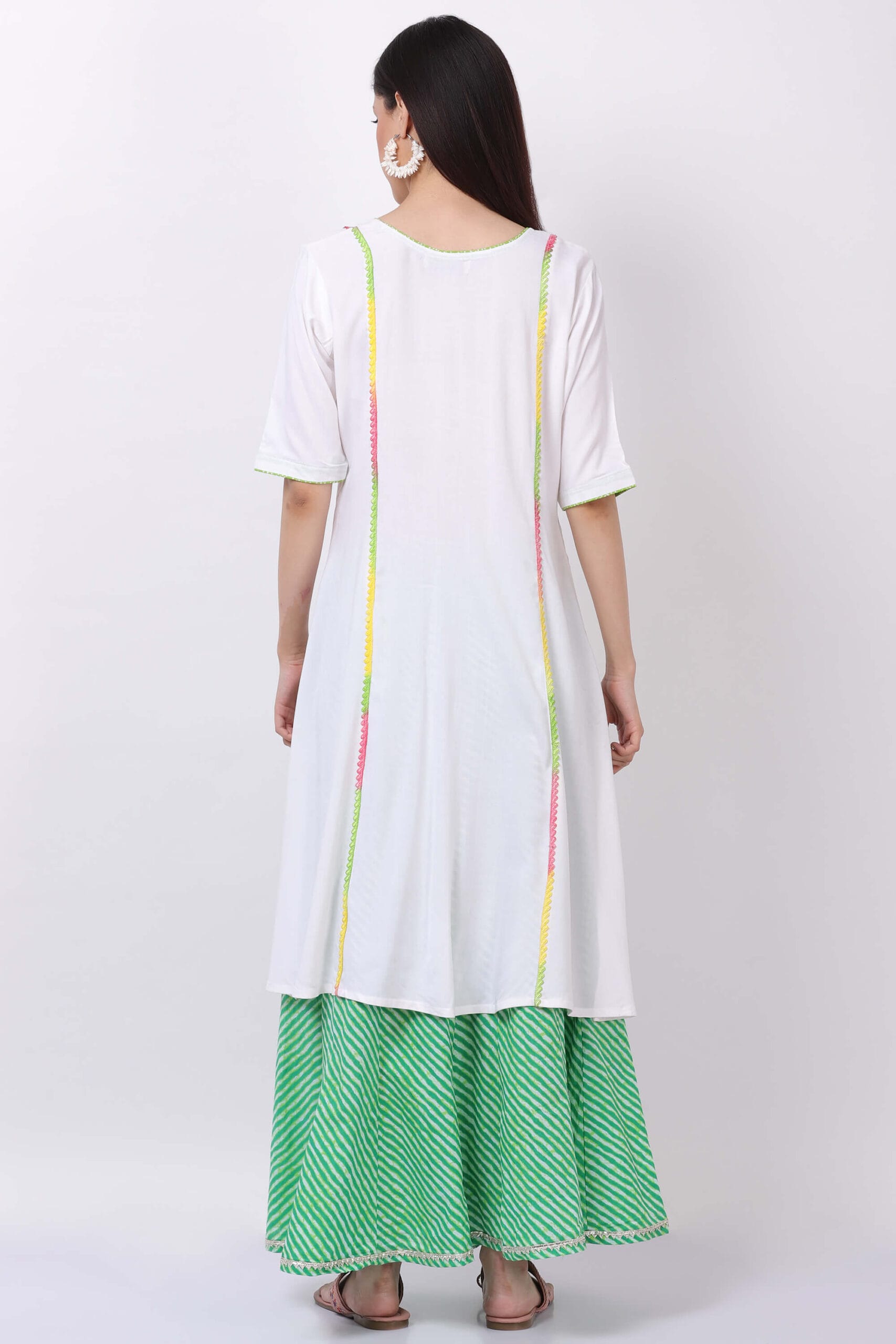 Cotton Skirt Kurti Set image 2