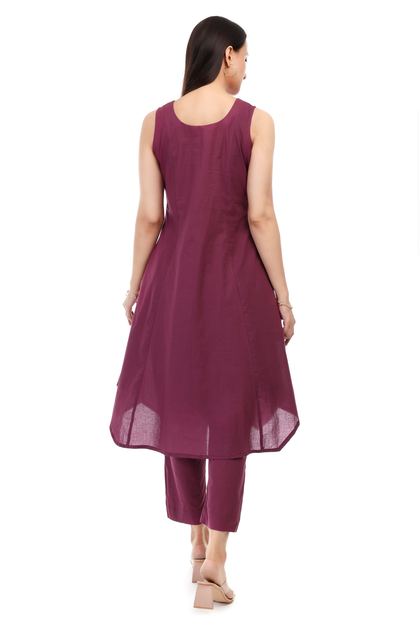 Jamuni Colour Cambric Cotton Kurta Set image 2