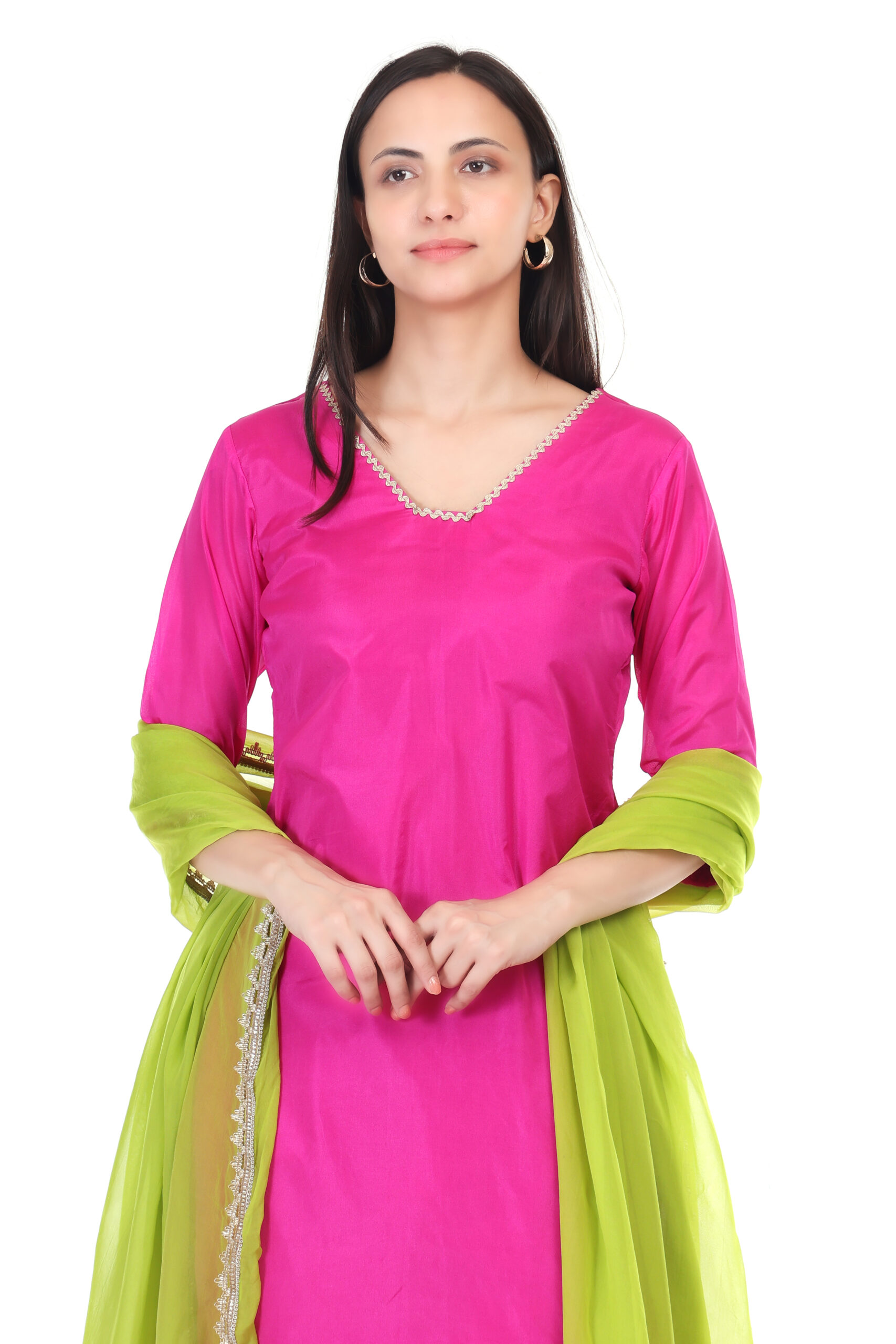 Silk Kurta Set With Dupatta image 2
