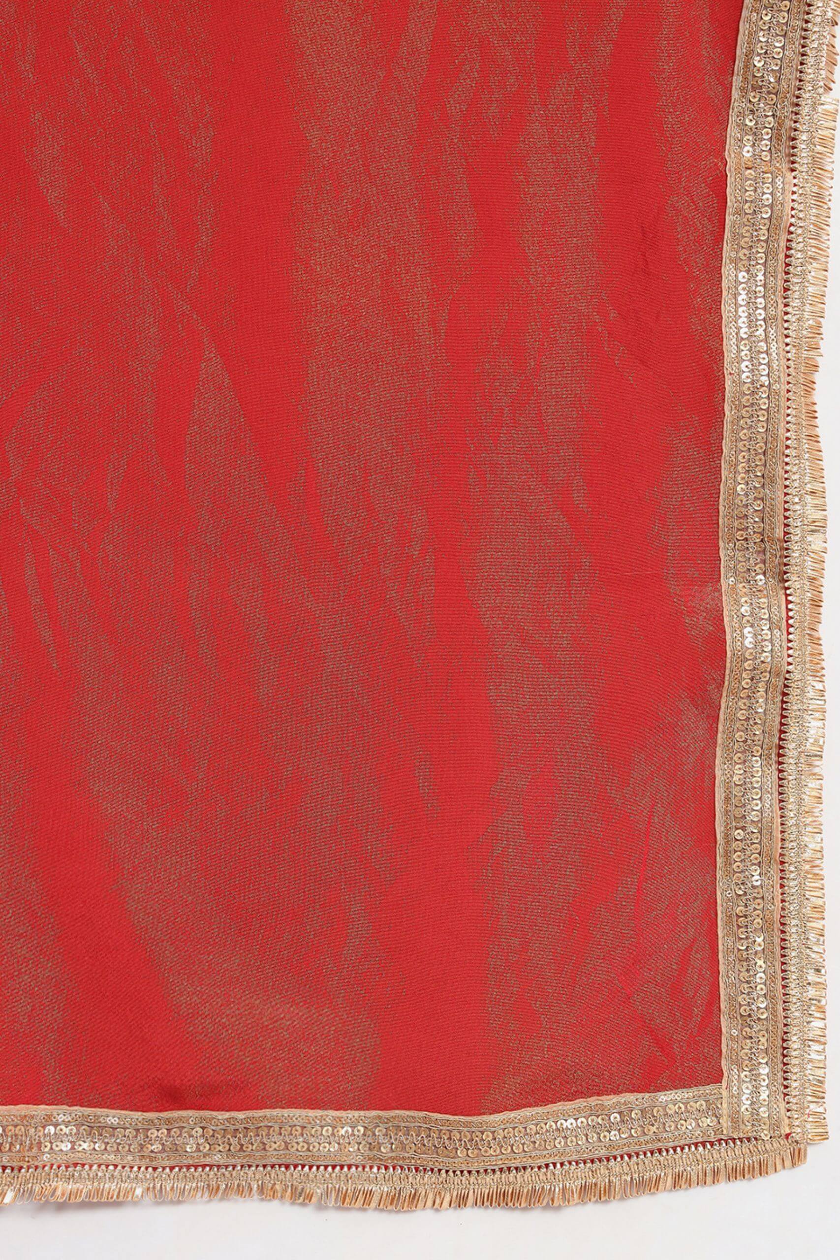 Banarasi Brocade Anarkali Kurta Set image 3