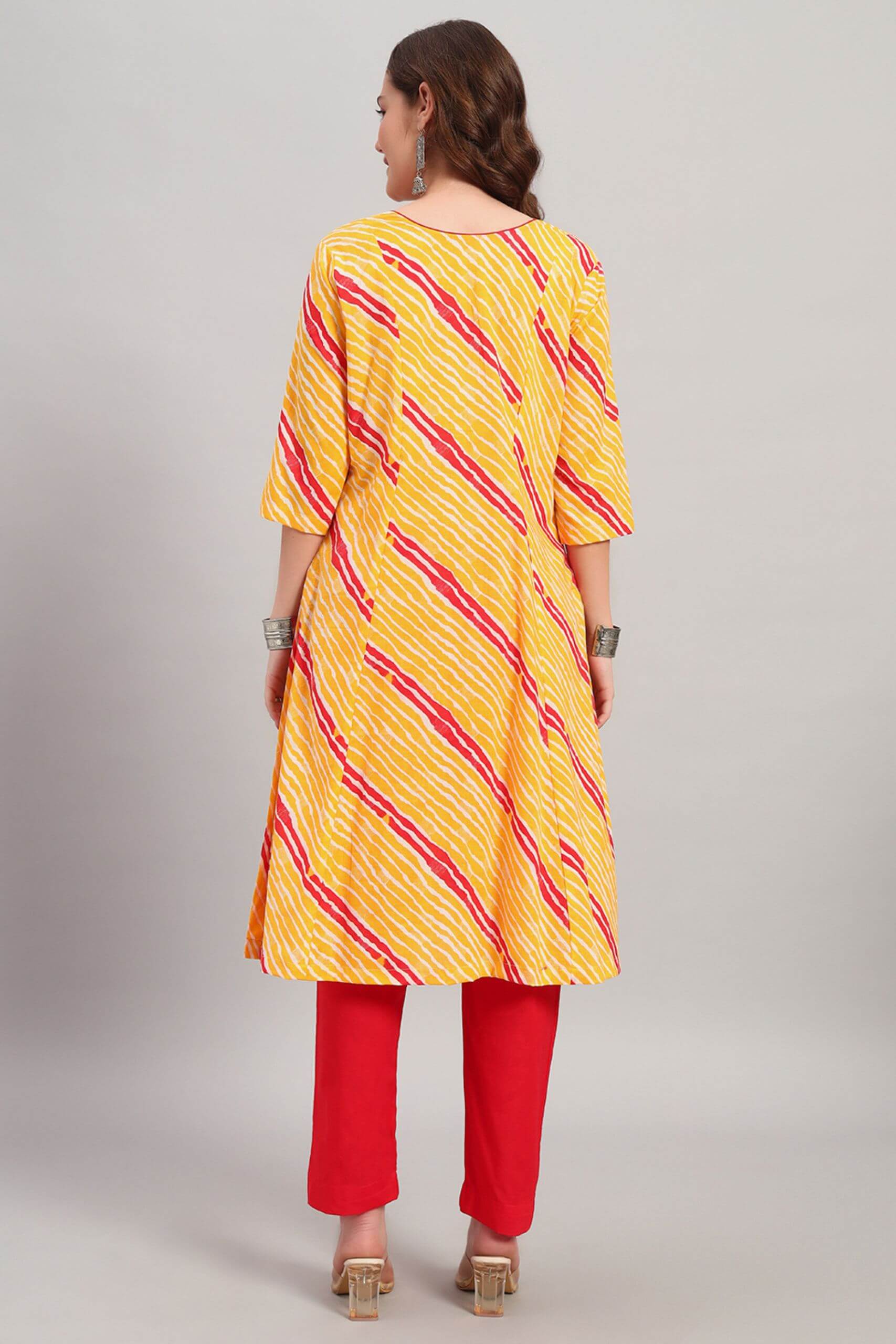 Hand Block Print Cotton Kurta Set image 2