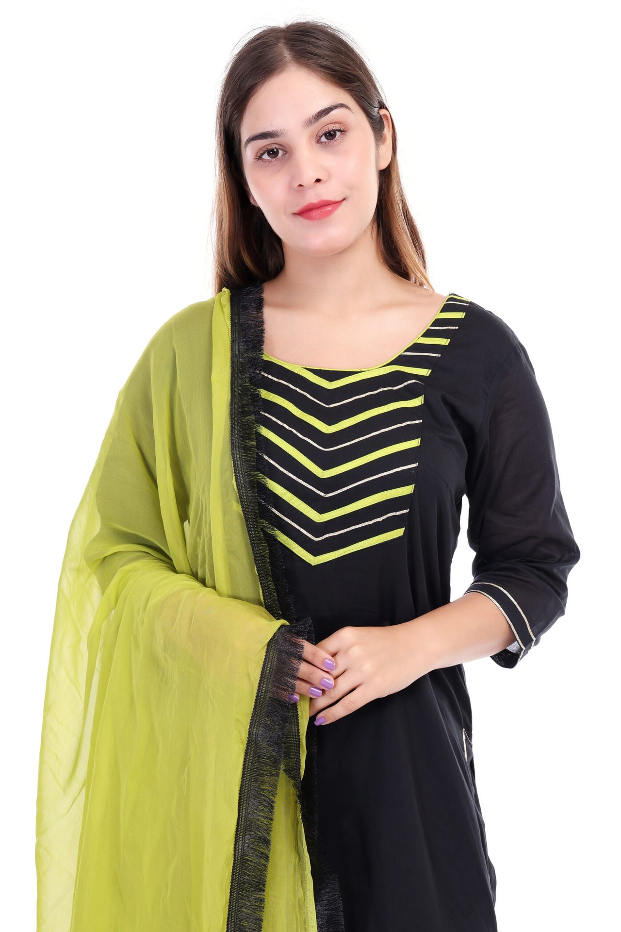 Cotton Sharara Set With Dupatta image 2