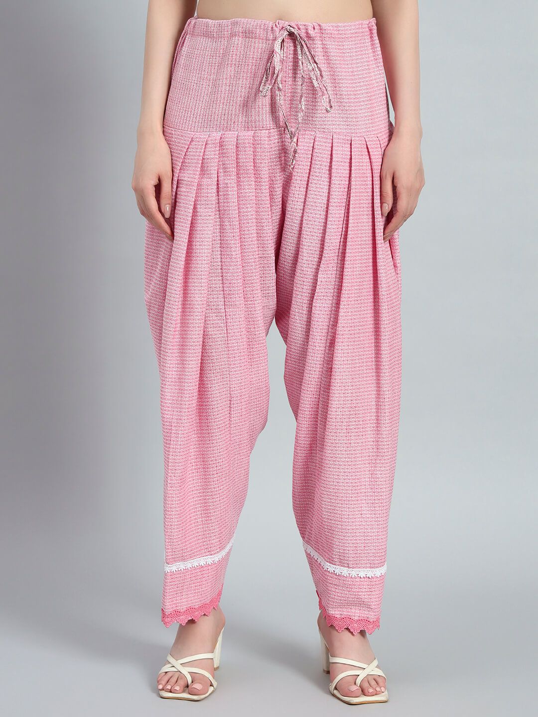 Cambric Cotton Kurta With Farsi Salwar image 3