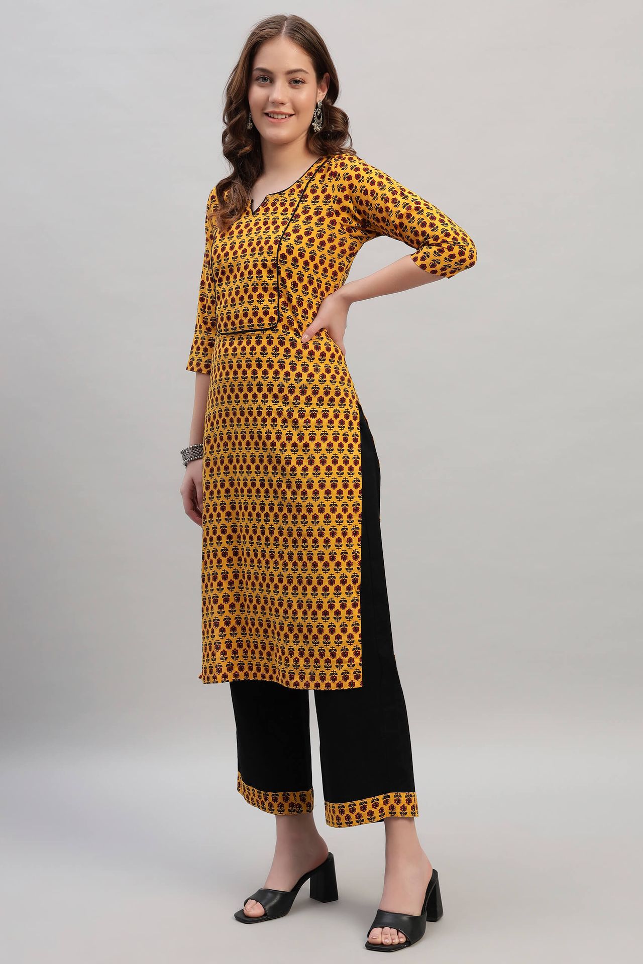 Ajrak Cotton Kurta Set - Shopdibz
