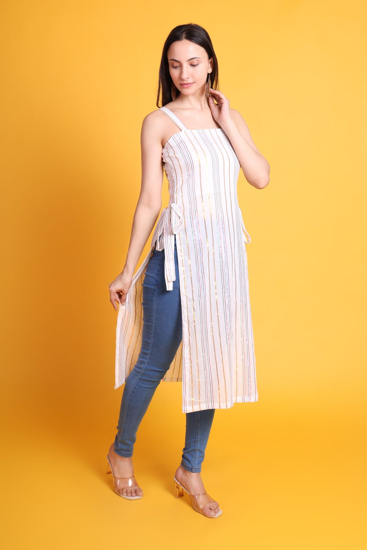 Cotton Strap Kurti