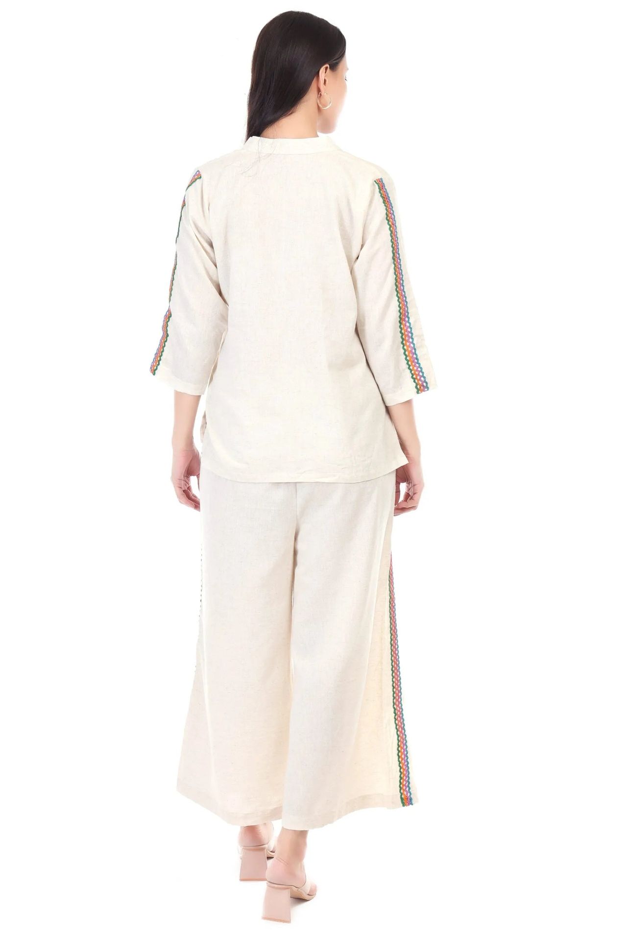 Flex Cotton Coord Set With Chicken Lace image 5