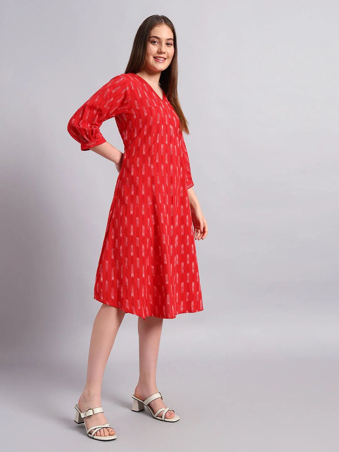 Ikat Cotton Long Dress image 2