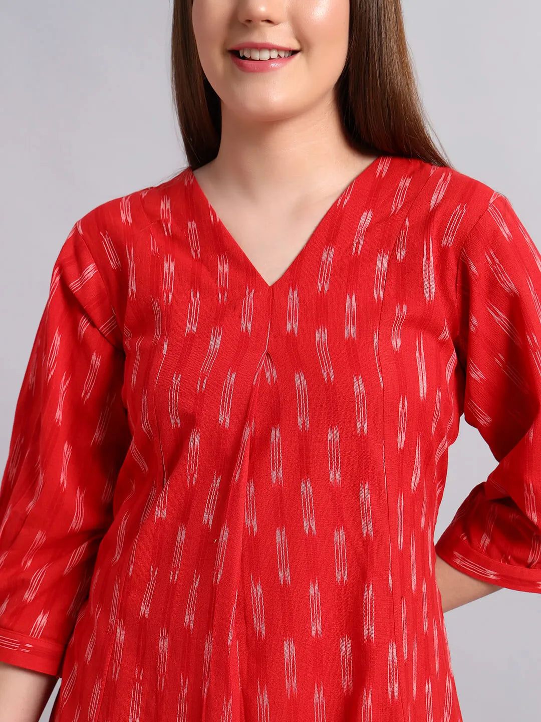 Ikat Cotton Long Dress image 6
