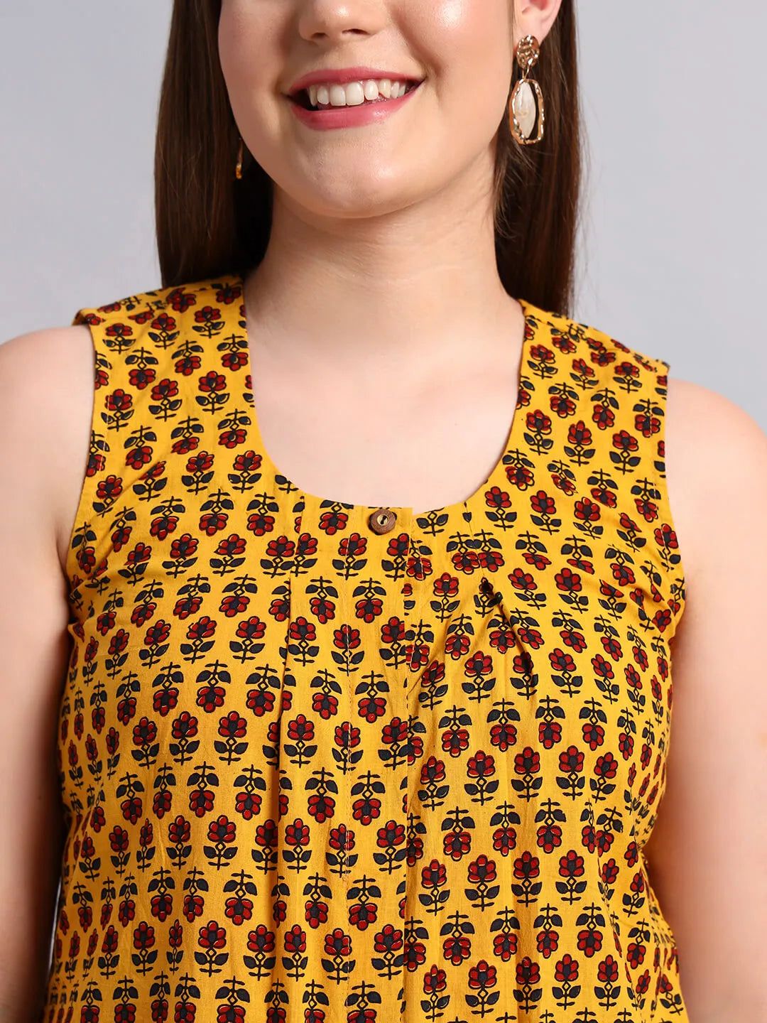 Cotton Ajrak Short Kurta image 6