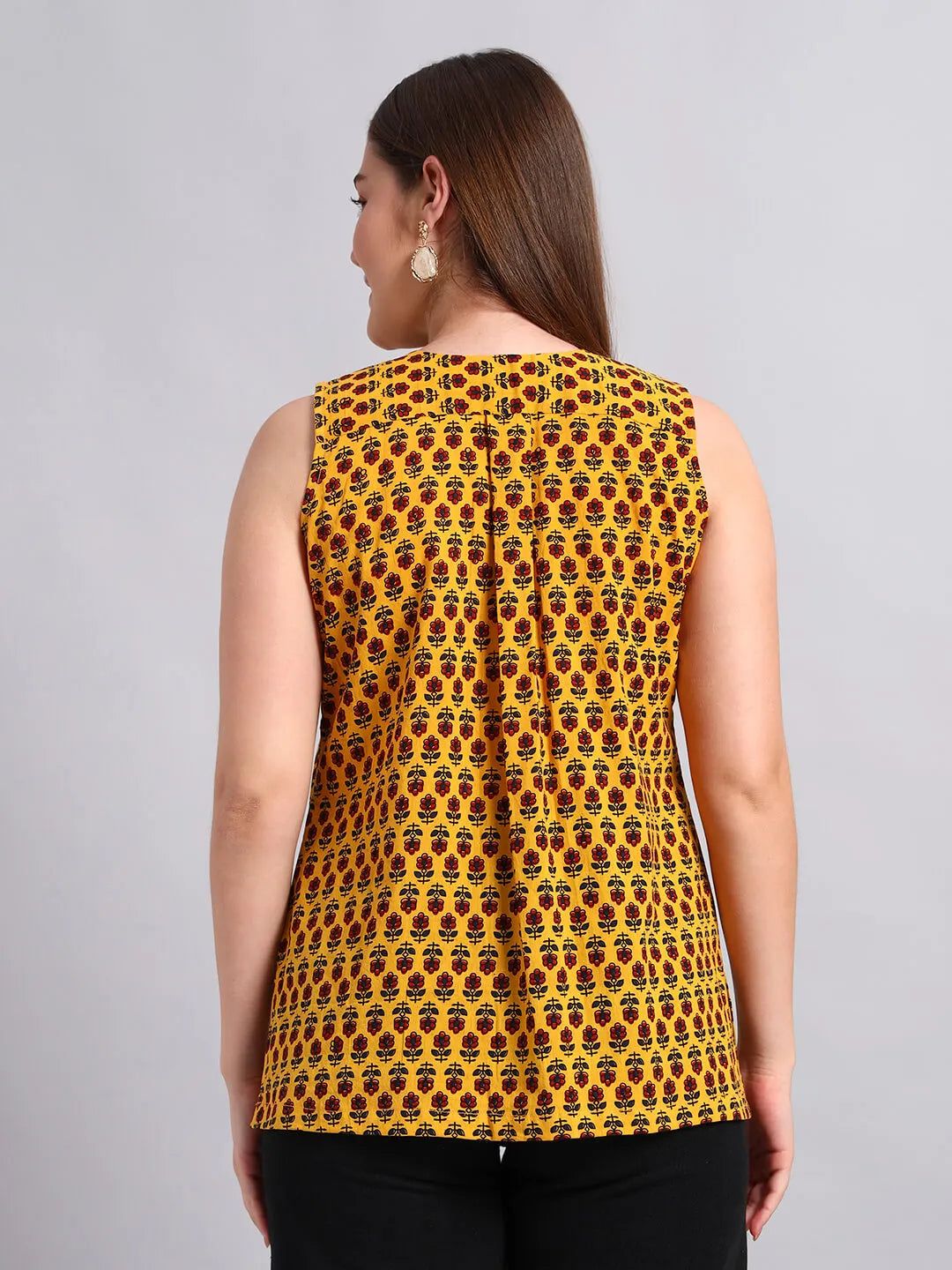 Cotton Ajrak Short Kurta image 7