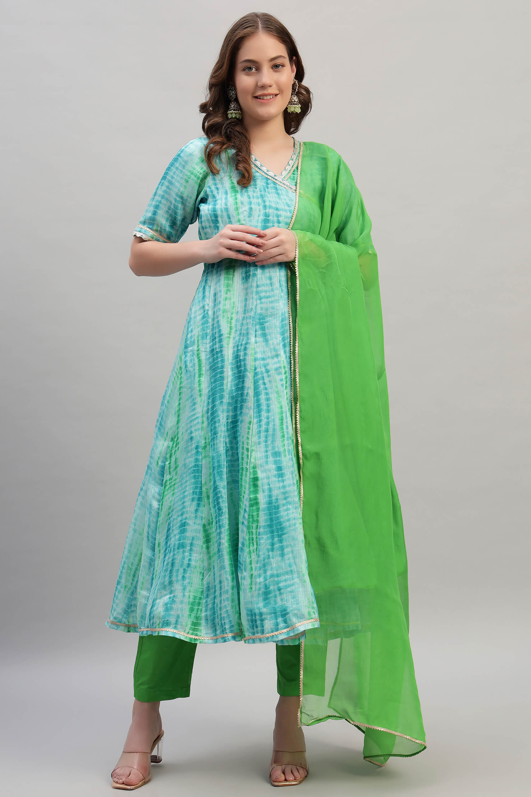 Kotadoria Anarkali Kurta Set image 4