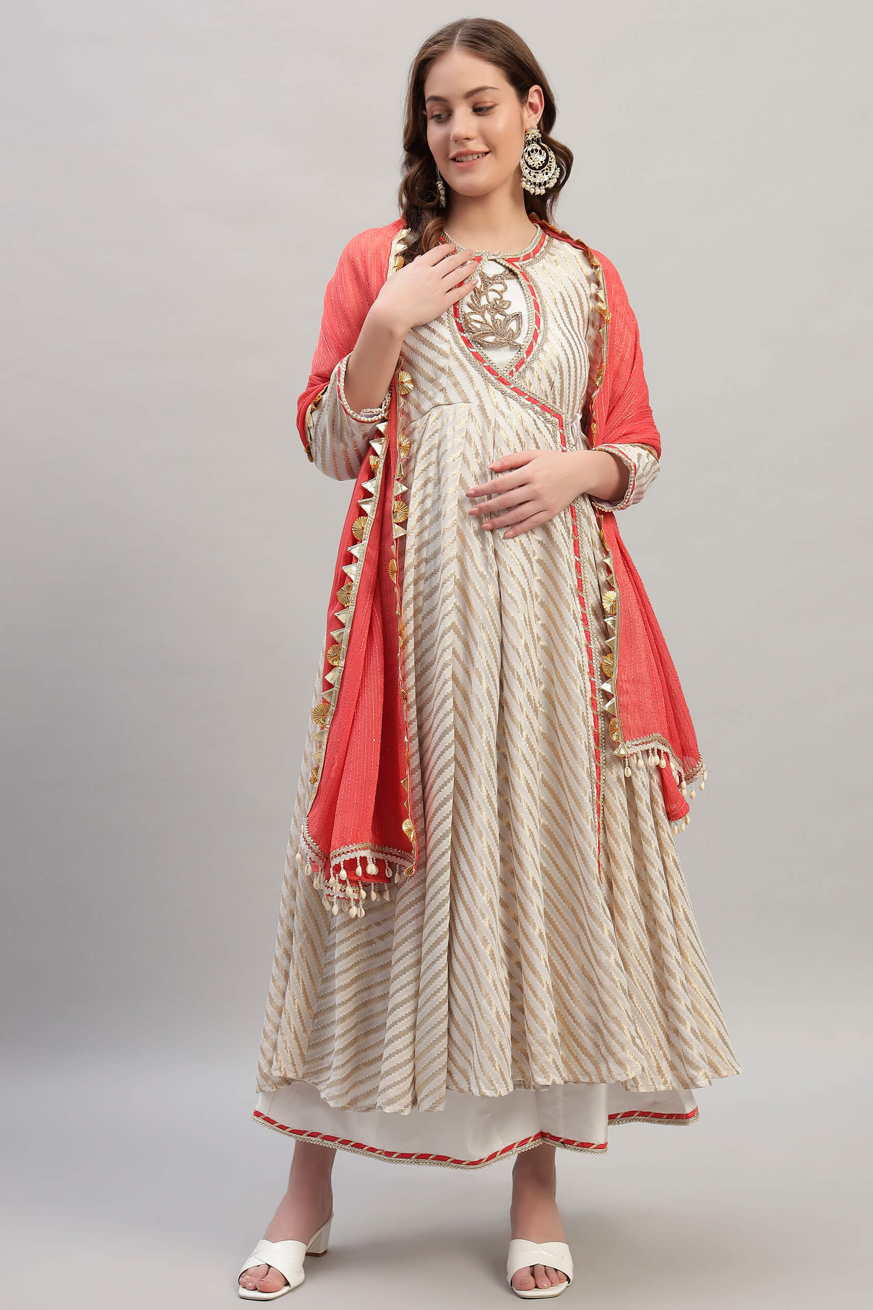 Georgette Anarkali Kurta Set image 4