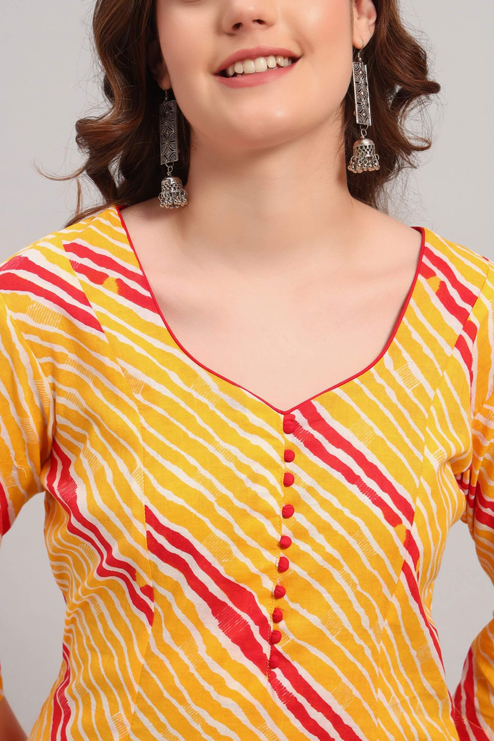 Hand Block Print Cotton Kurta Set image 5